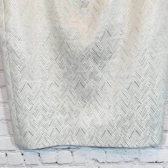 Kasper midi skirt shimmering white - Picture 3 of 6